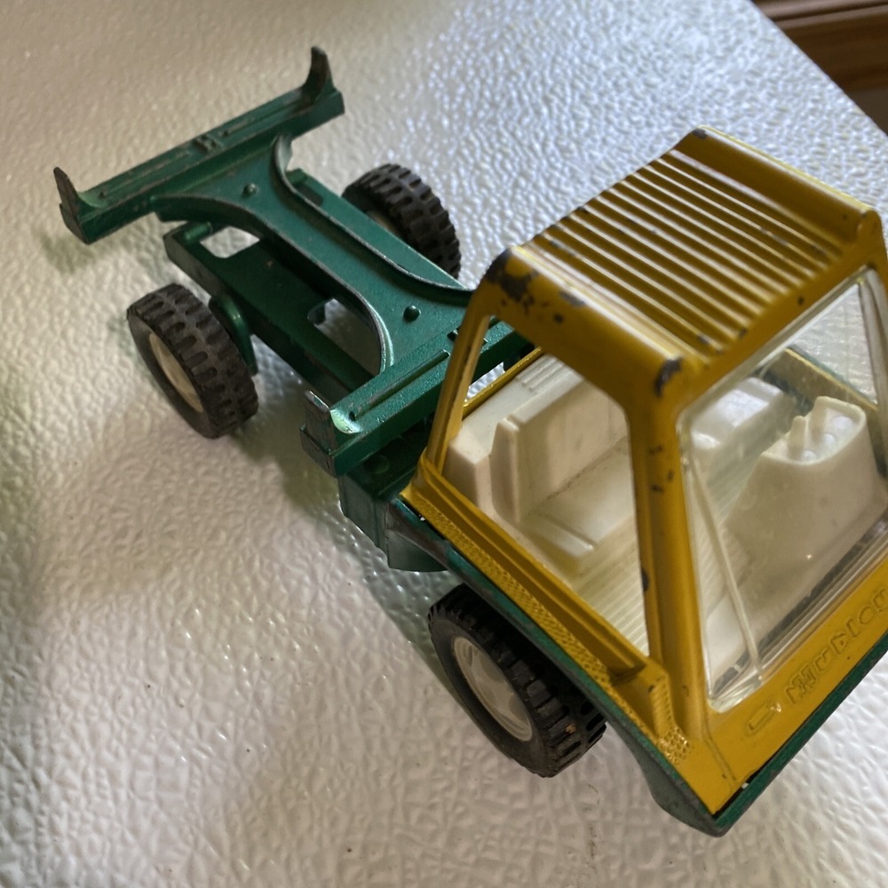 Vintage 1969 Gabriel Hubley Diecast Metal Truck Cab Green Yellow 1161 USA Made